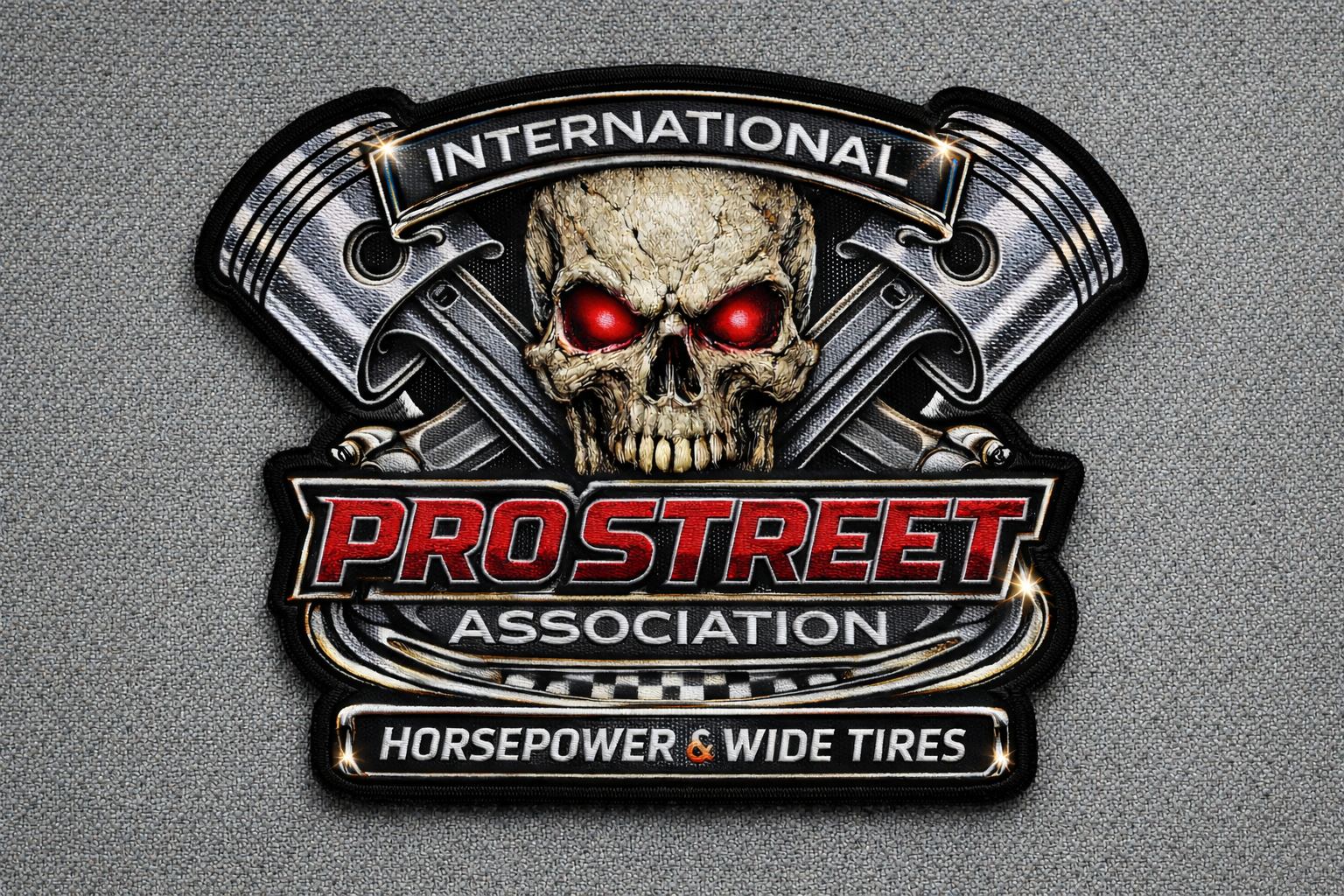 Embroidered IPSA Skull Edition Patch