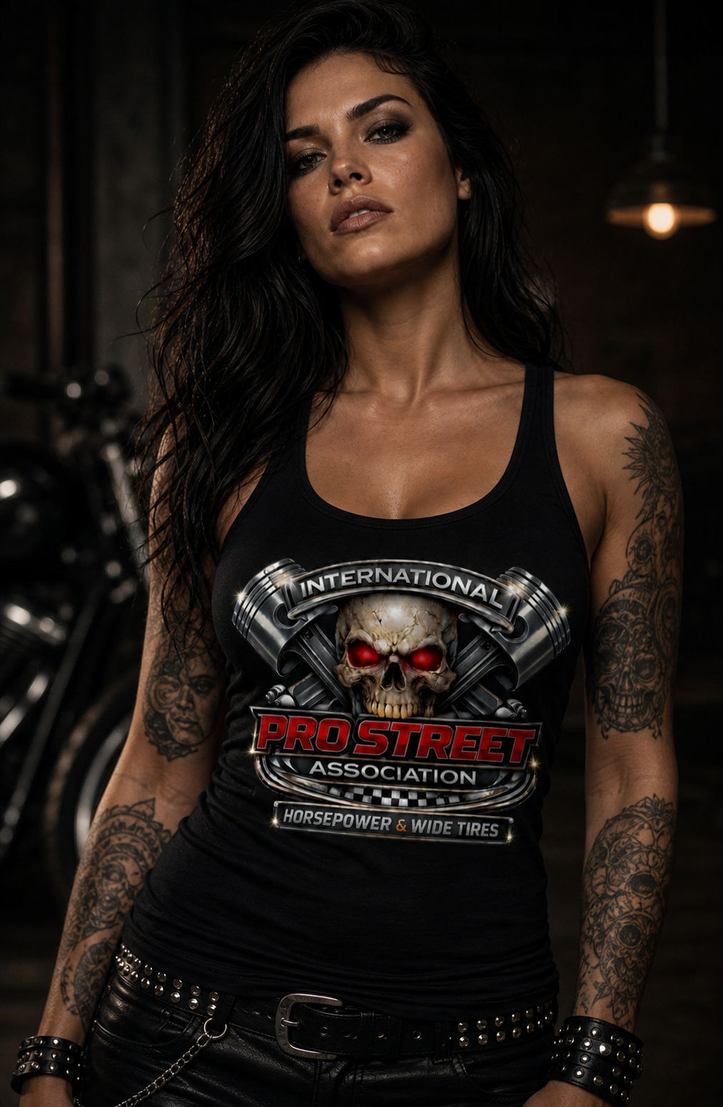 Skull Edition Womens Tank Black