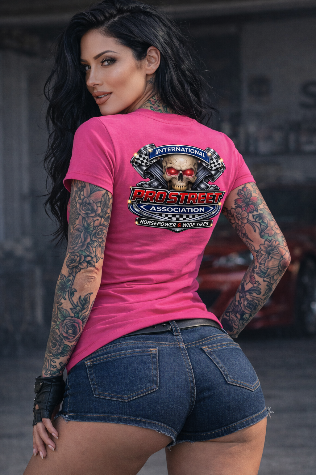 Skull Edition Womens Tee (Pink) thumbnail 3